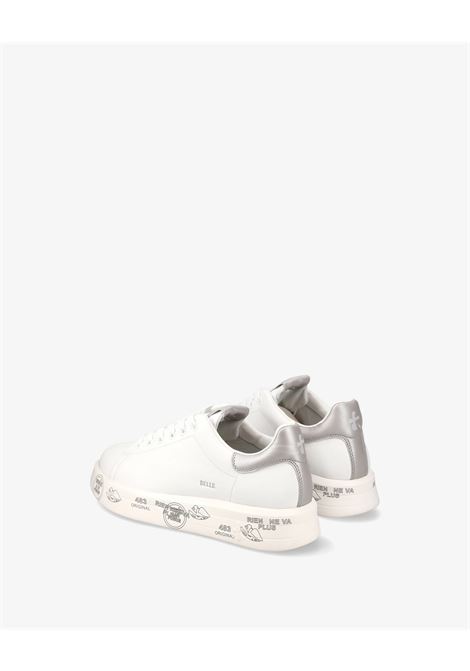 Premiata Belle 7447 leather sneakers white with silver heel PREMIATA |  | BELLE VAR7447